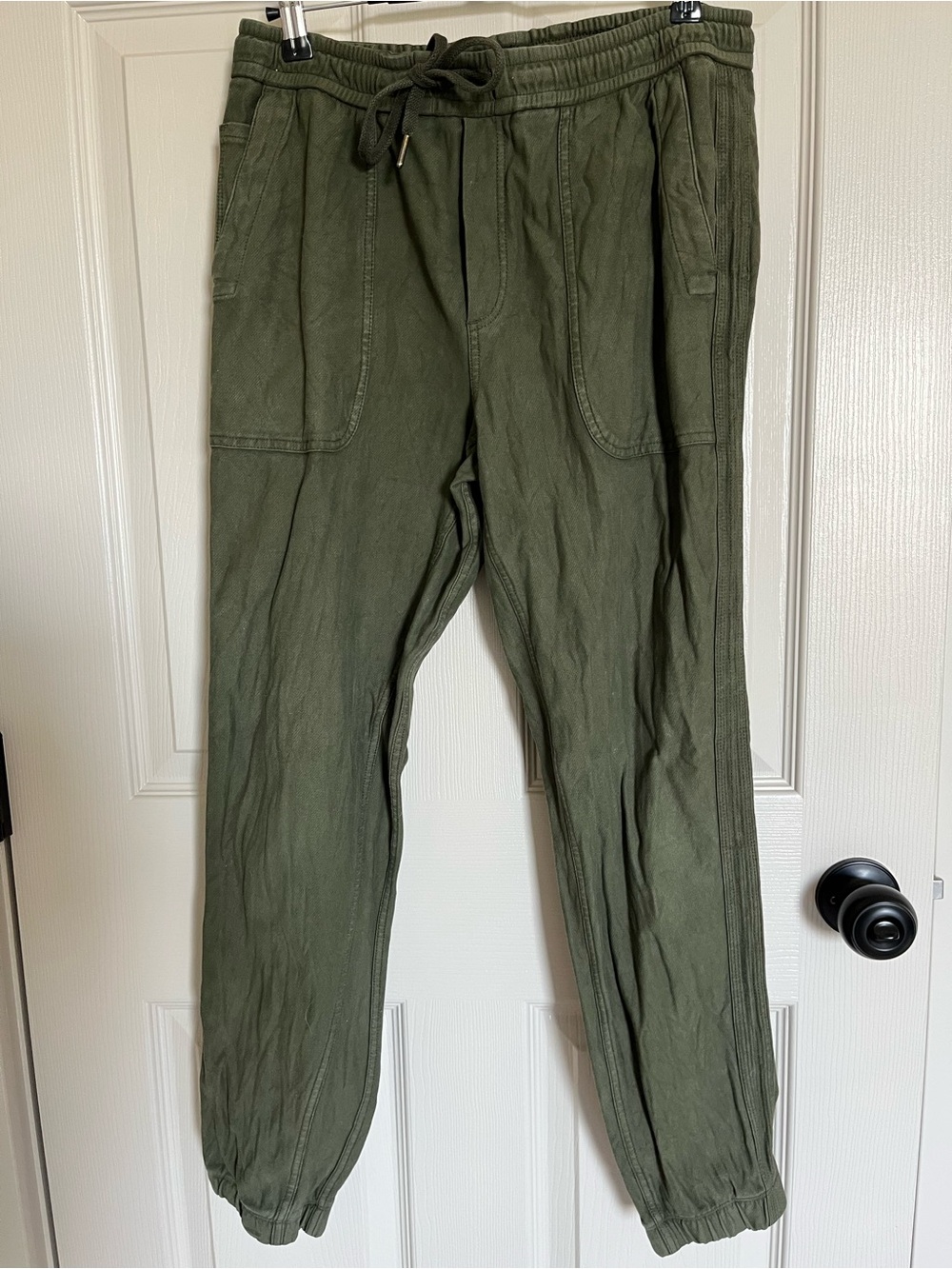 Athleta Olive Drawstring Jogger Pants